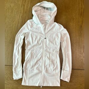 lululemon athletica White Hooded Jacket
